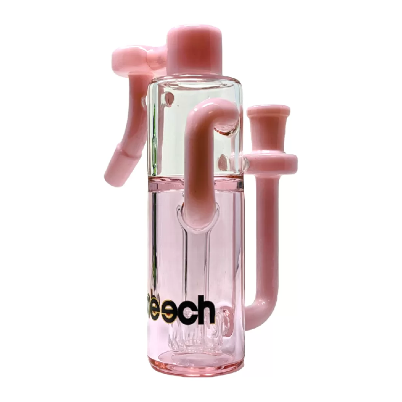 CHEECH – 6″ COLOR TUBE SHOWER HEAD PERC “RECYCLE YOUR ASH CATCHER” – PINK