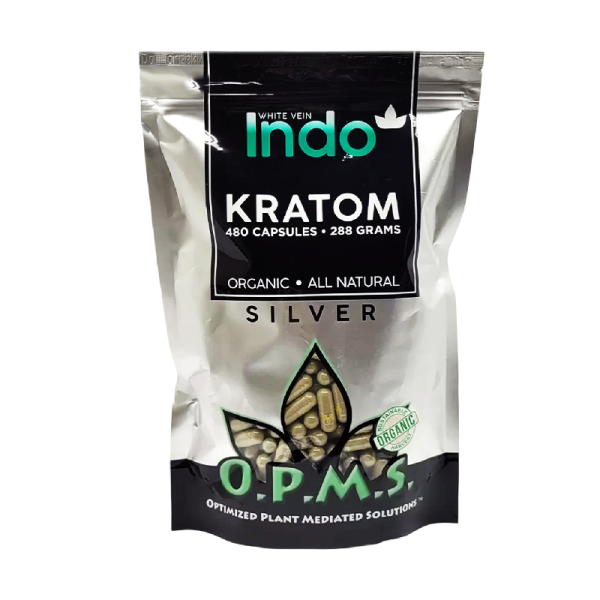 Green Vein Thai 480CT 288gm Capsules Bag by OPMS Silver – distributed by New England Distro