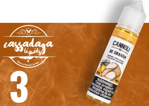 Cassadaga Cannoli E Liquid - New England Distro, New Hampshire