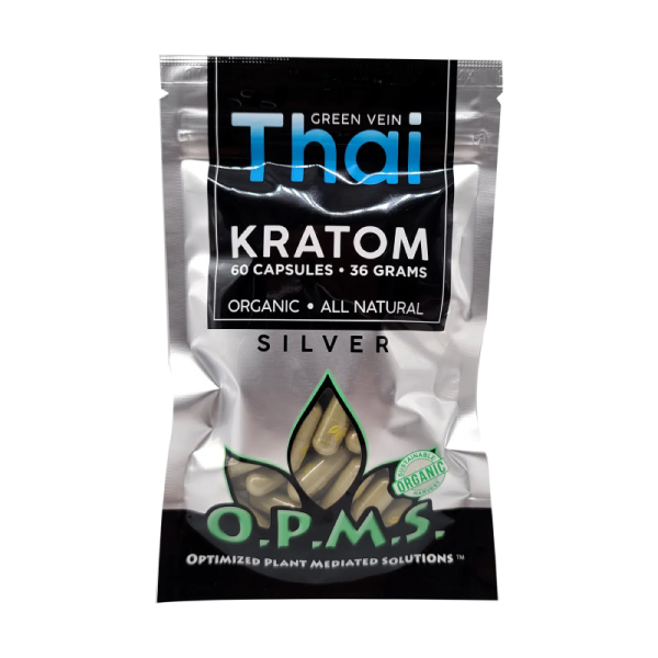 36gm 60CT Capsules by OPMS Silver – distributed by New England Distro