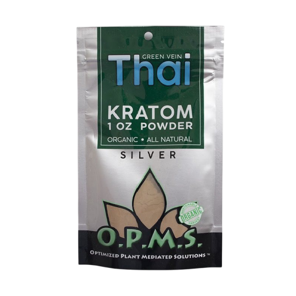 Green Vein Thai 1oz Powder by OPMS Silver – distributed by New England Distro