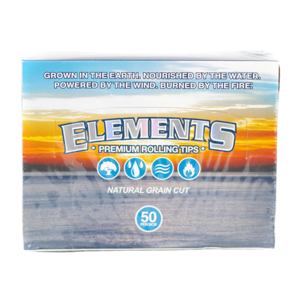 Premium Rolling 50 Per Box by Elements Tips – distributed by New England Distro