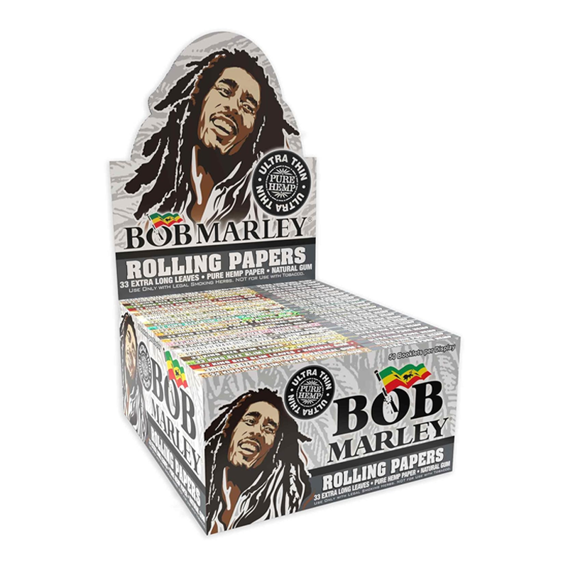 IMLxNr1wnF0LIc2WmXspww97qo7n2Pkj0GEL4Ffd.png Ultra Thin Pure Hemp Rolling Papers 33 Tips Pack – Box of 50 Pack by Bob Marley – distributed by New England Distro
